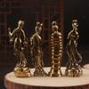 Brass Craft Home Desktop Office Ornaments Four Talented Women Models Copperware Wholesale