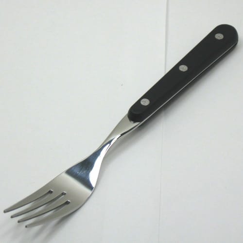 Seki Kaneji Steak Knife with Double Wave Edge and Steak Fork Set