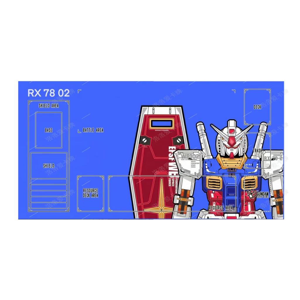 Diy Gundamed Tcg Card Battle Mat Cartoon Tcg Single Player Board Game Card Duel Plate Battle Mat Anime Cards Gift
