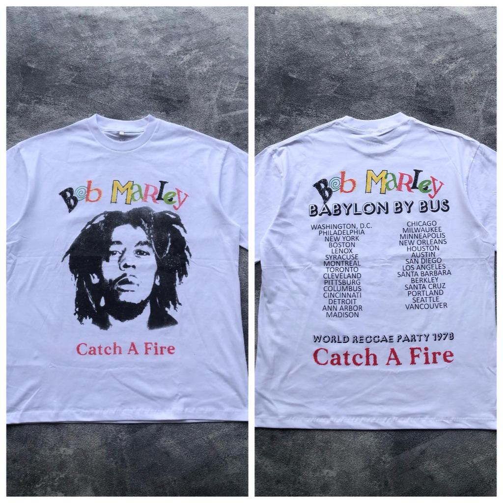 Summer Men BOB MARLEY T-shirts  Printed Knit Plus Size T-Shirt Oversized T Shirt  Y2k Top  Harajuku  Gothic Women Clothing