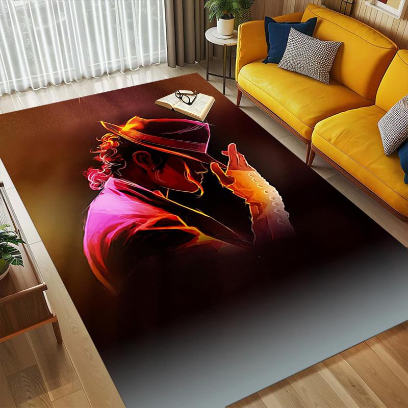 Michael Jackson Dangerous Living Room Nonslip Area Rug Soft Carpet For Bedroom Gameoom Playroom Sofa Office Home Decor Doormat