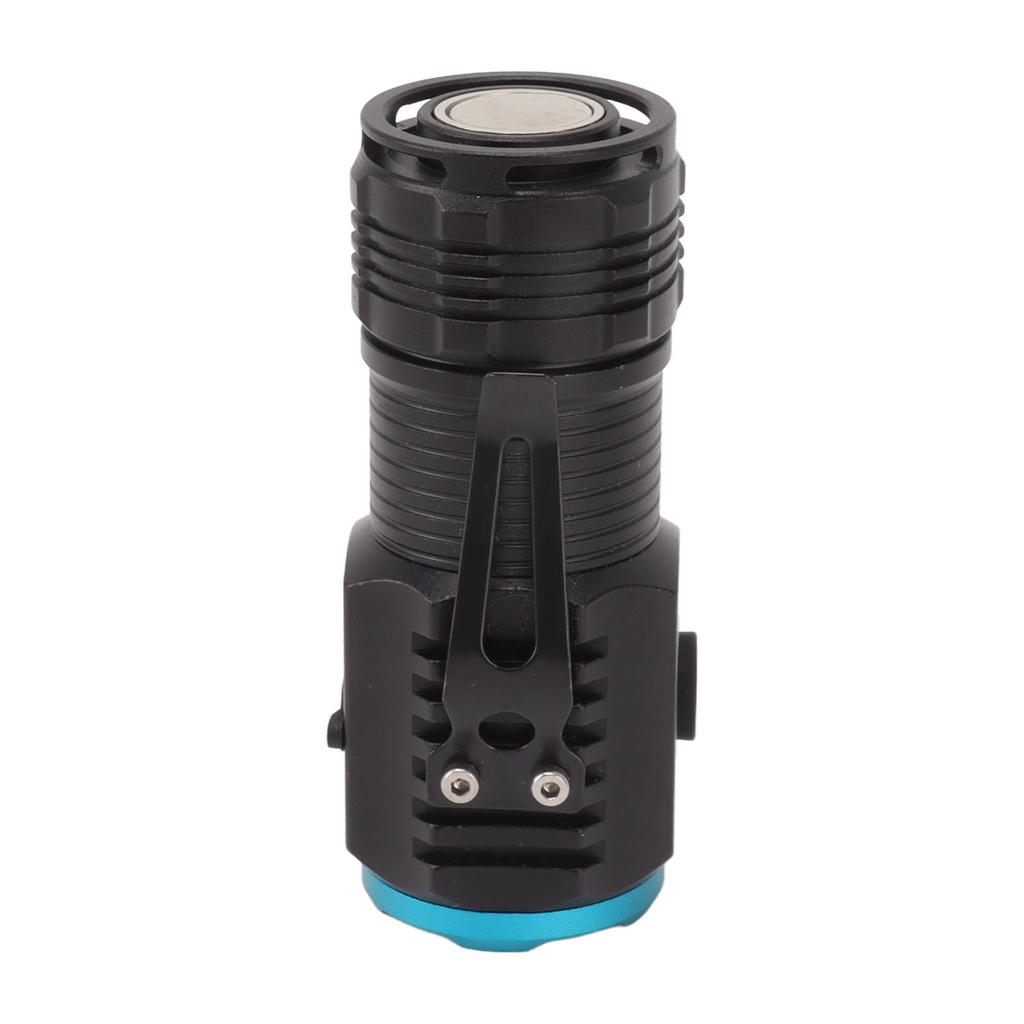 Mini Powerful Flashlight High Luminous Flux 2000lm Bright USB C Rechargeable LED 6 Modes IPX4