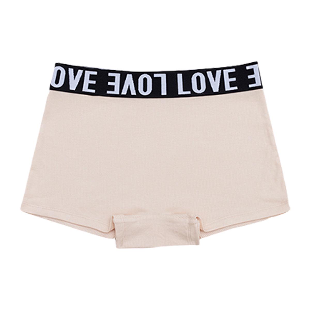 

Женские дышащие трусики с плоскими штанинами, приподнимающие бедра, с ластовицей из чистого хлопка Small телесный