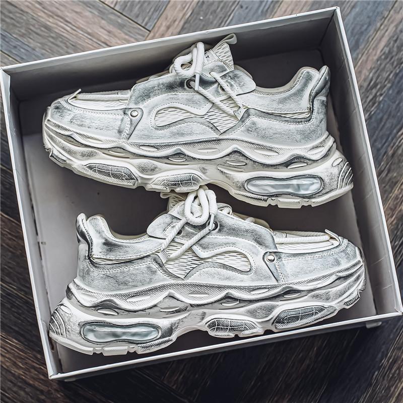 22 Four Seasons Mesh Breathable Sneakers Outdoor Niche Dad Shoes Harajuku Old Dirty Shoes