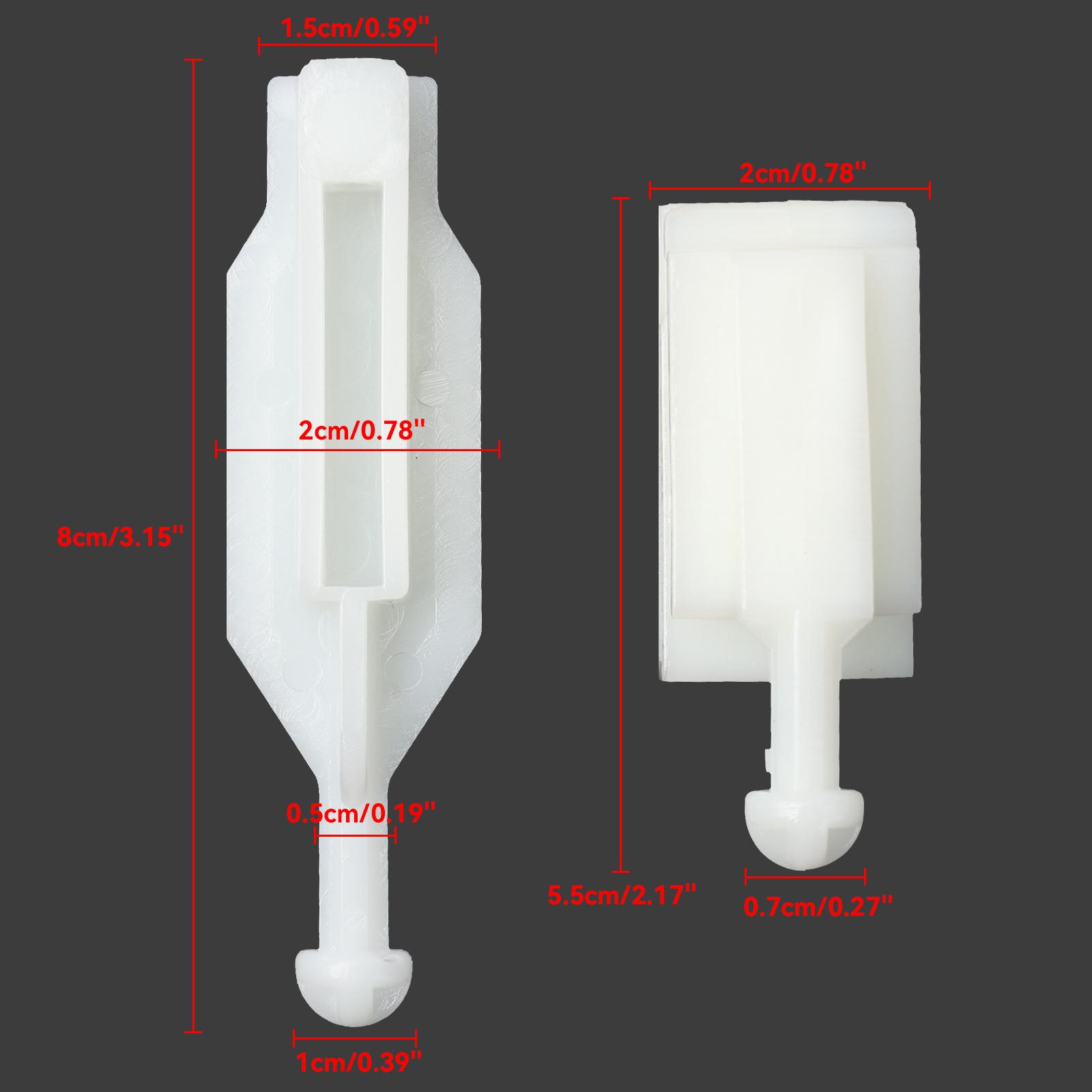 Twowinds - Supporto Regolazione Fari Xenon 63120027924 Compatibile Con BMW E39 (2000-2003) - Faro Destro E Sinistro (entrambi I Lati) - Staffa Per Faro (4 Pezzi - 5
