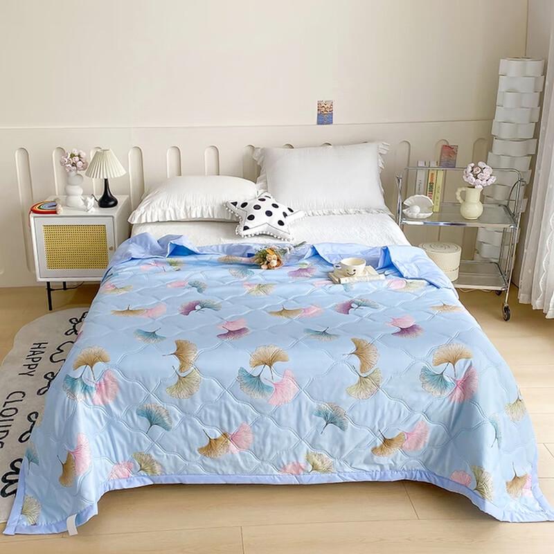 

Jieliya Ginkgo Leaf Washed Cotton Summer Comforter