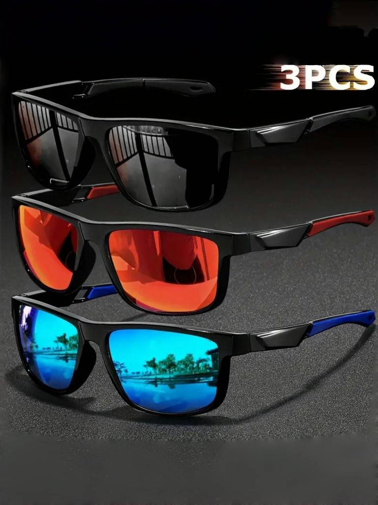 New men's outdoor sports sunglasses color-changing lenses for driving cycling UV protection