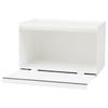 Nitori Steel Bread Case, White, SI001, 8910821
