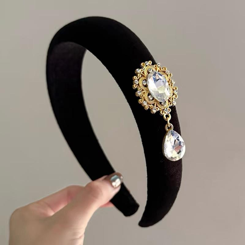 Velvet Headband Female Face Wash Minimalistic Hairhoop Advanced Daily Headhoop Hair Accessories