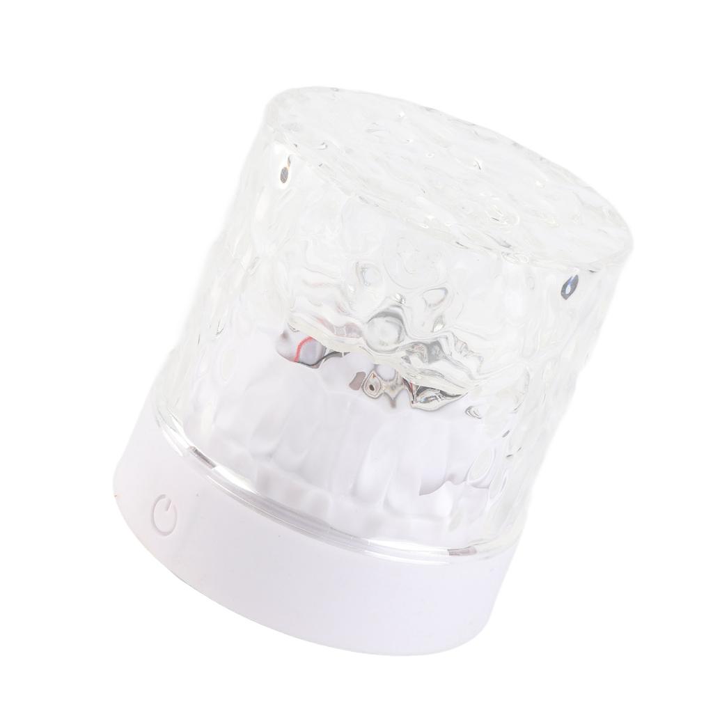 Crystal Table Lamp Projection Dimmable Night Light 16 RGB Color Changing Lamp for Bedroom Bedside 5W USB Charging