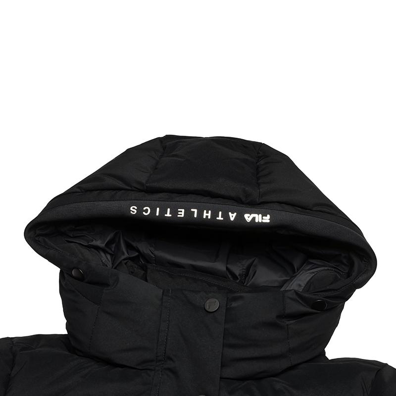 Fila Athletics Fitness Long Warm Comfortable Down Jacket Women Outerwear Deep-Black A51W441902FBK
