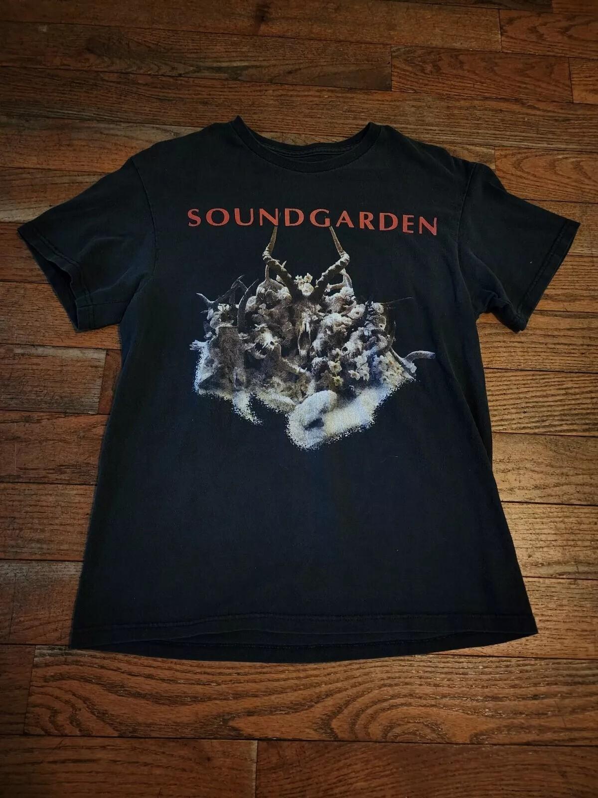 Soundgarden King Animal 2013 Tour T-Shirt Twoside BL605 XXXXL