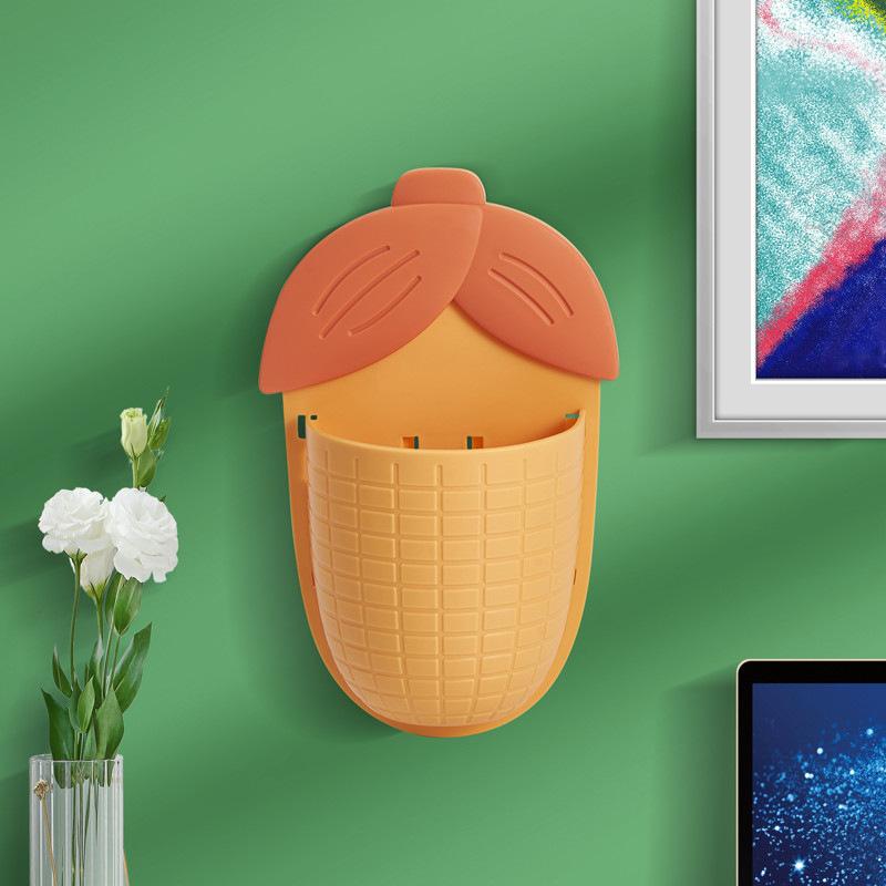 Bathroom Storage Rack Without Drilling, Wall-mounted Bathroom Rack, Wall Comb Storage Box, Washbasin, Toothpaste and Toothbrush Holder