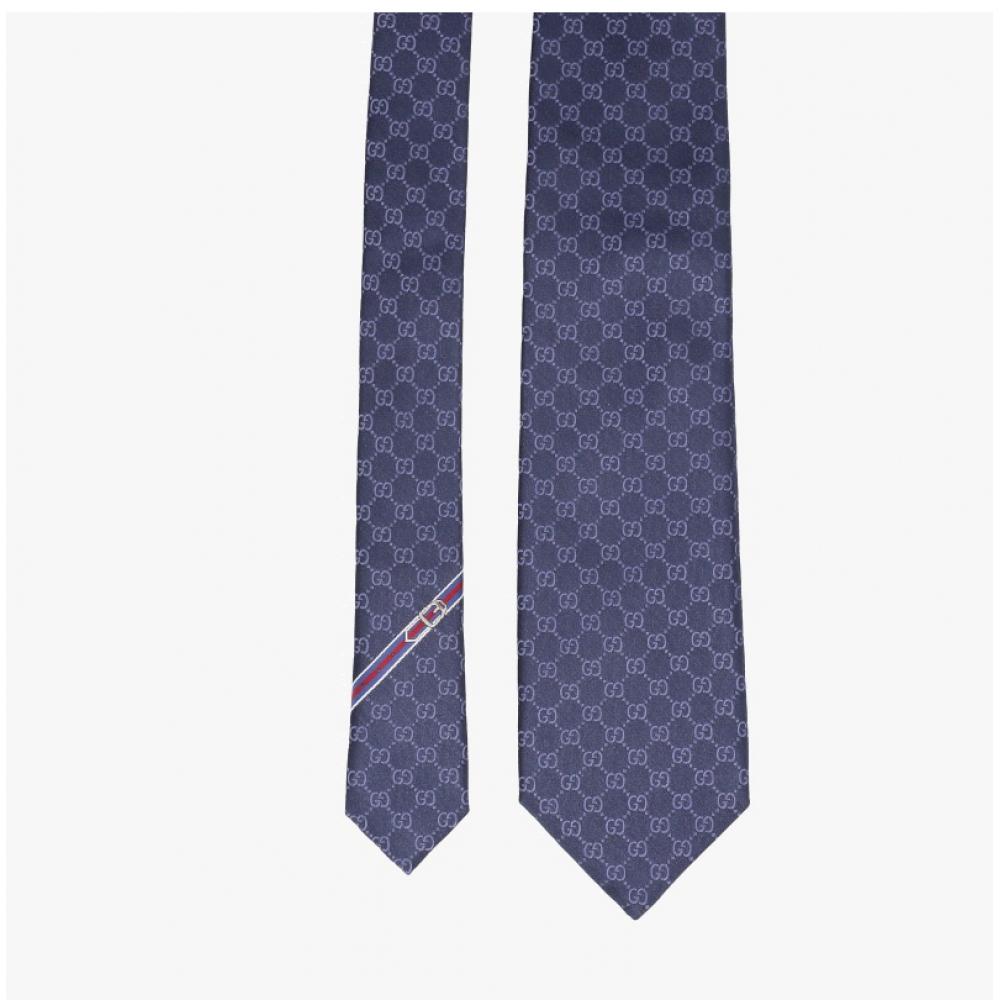 Gucci Web Gg Stripe Logo Tie 456520 4b002 4168