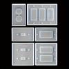 Silicone 6-Pack Resin Casting Molds DIY Epoxy Molds for Light Switch & Outlet Covers, Irregular Shape Crafting - Decorative Home Decor