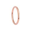 2MM Thin Titanium Steel Silver Color Couple Ring Smooth Simple Fashion Rose Gold Color Finger Ring For Women and Men Mens Gifts