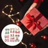 Christmas Decorative Plastic Frame Eyeglasses Set For Holiday Parties And Family Gatherings With Lightweight Design