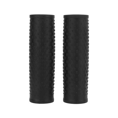 2 st Skoter Gummi Handtag Greppskydd Gummi Styre Handtag för Xiaomi M365 PRO Svart