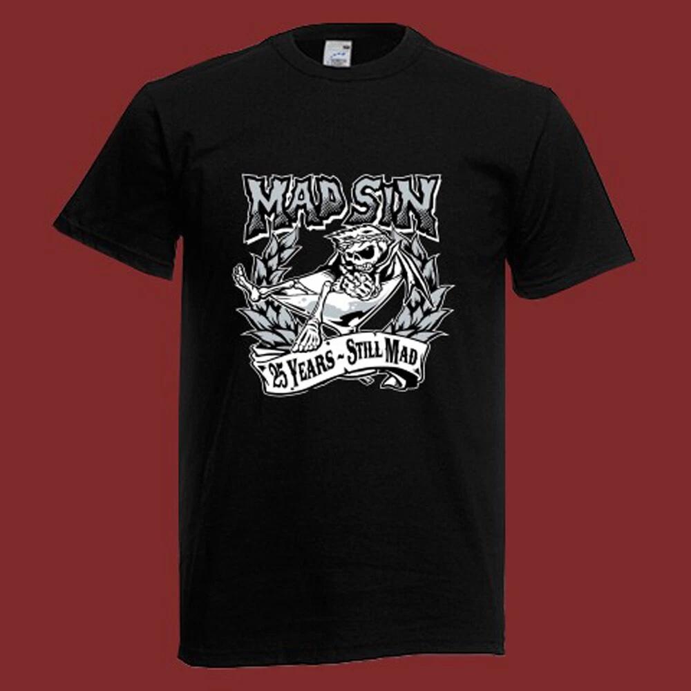 Mad Sin 25 Years Still Mad Men s Black Size S-5XL S