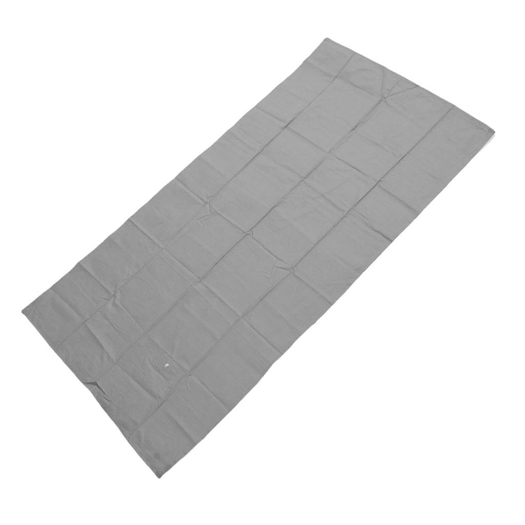 Cearșaf de împământare Bumbac organic Fibră de argint Covoraș împământat pentru pat Antistatic cu cablu de împământare 68x132cm Gri