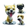 Shake Head Dog Car Dashboard Decoration Funny Nodding Dog Ornament Resin Auto Interior