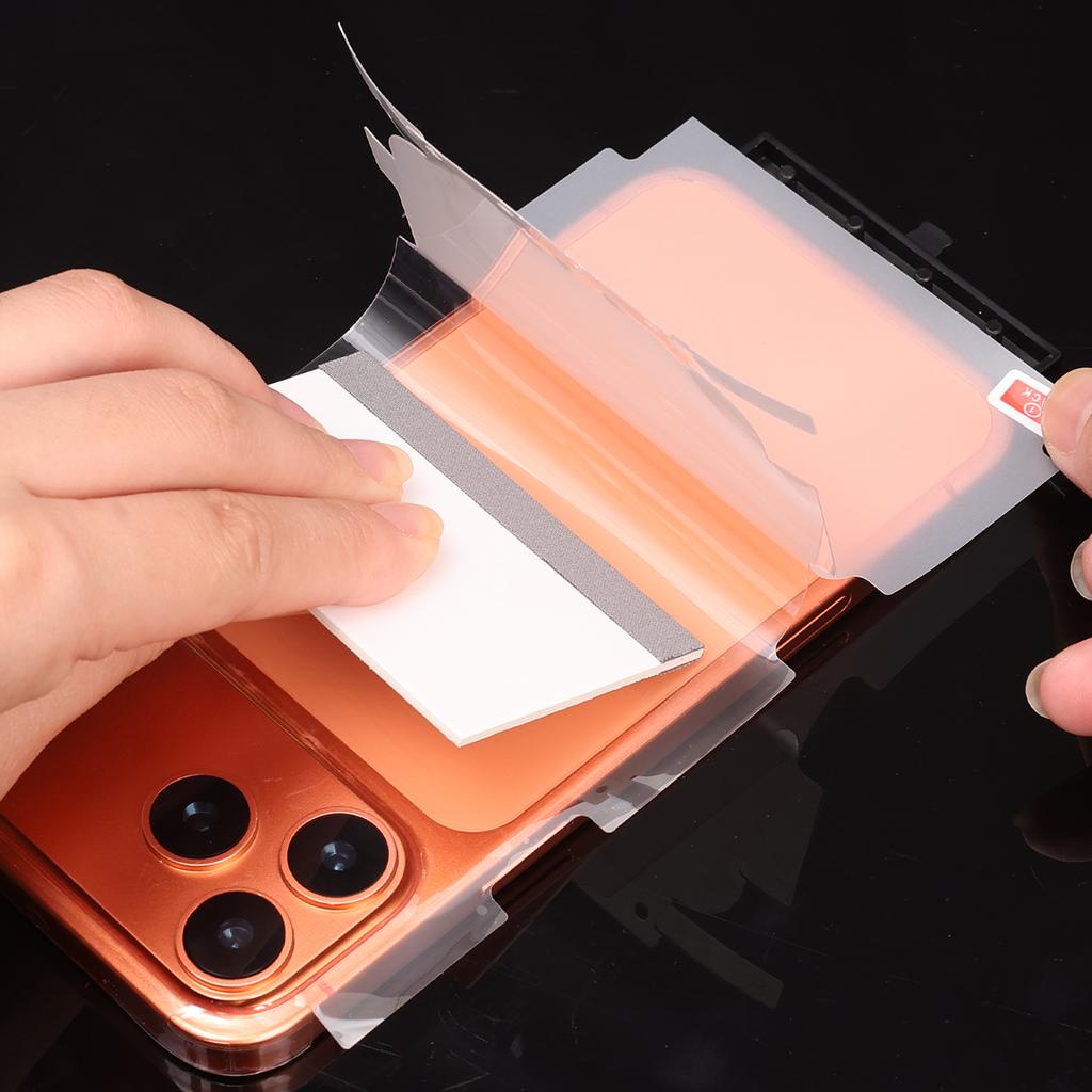 Weiche TPU-Bildschirmschutzfolien Rückseitenfolien für IPhone 17 Pro Max 17Air 17Pro Seitenrahmen+Rückseiten-Schutzaufkleber Rand Hydrogel-Folie