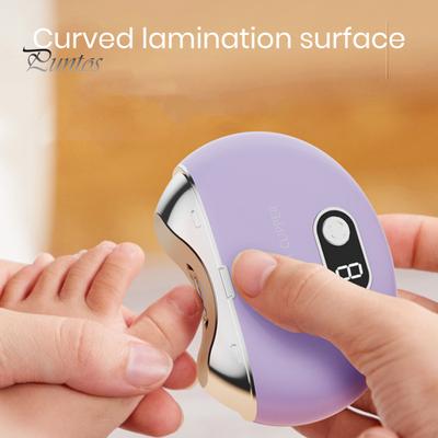 1 Set Automatischer elektrischer Nagelknipser Nagelpolierer Sicherheit Fingernagelschneider Filer Wiederaufladbarer Nagelschneider Nagelschere DIY Nagelpflege Erwachsene