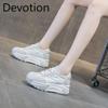 Thick Bottom Pops Shoes Casual Fashion Sports Board Shoes Round Head Women's Shoes Devotion
