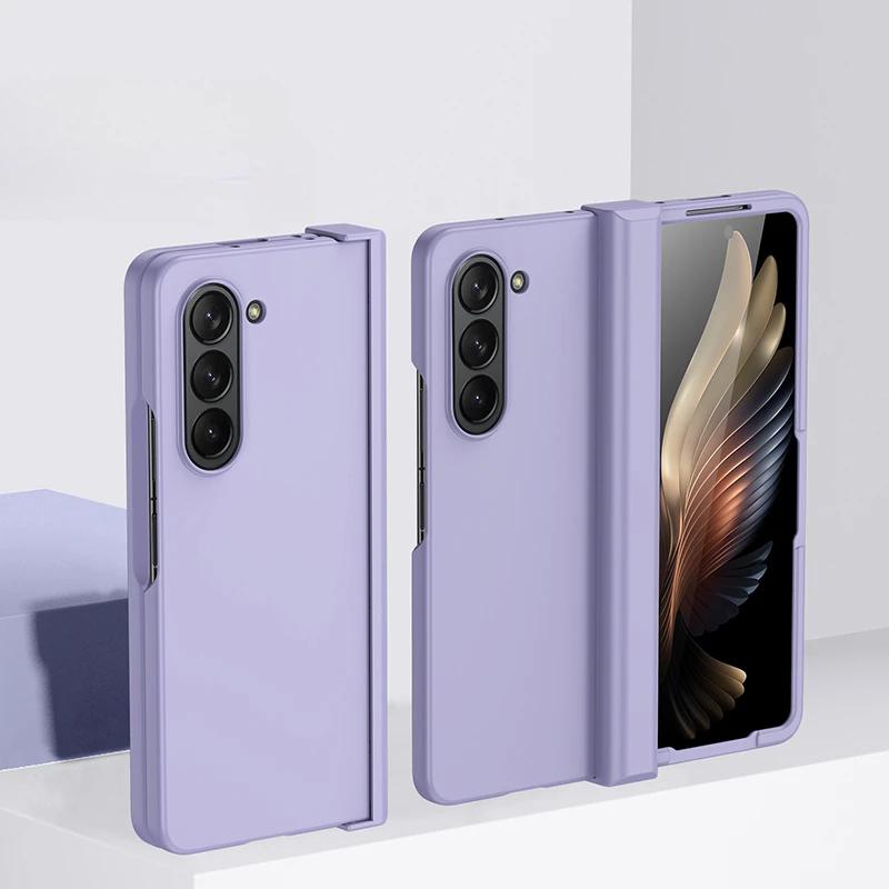 Hard Shell Hinge Protection Phone Case for Samsung Galaxy Z Fold 6 5 4 3 Fold6 Fold5 Fold4 Fold3 5G Full Package Protective Cove