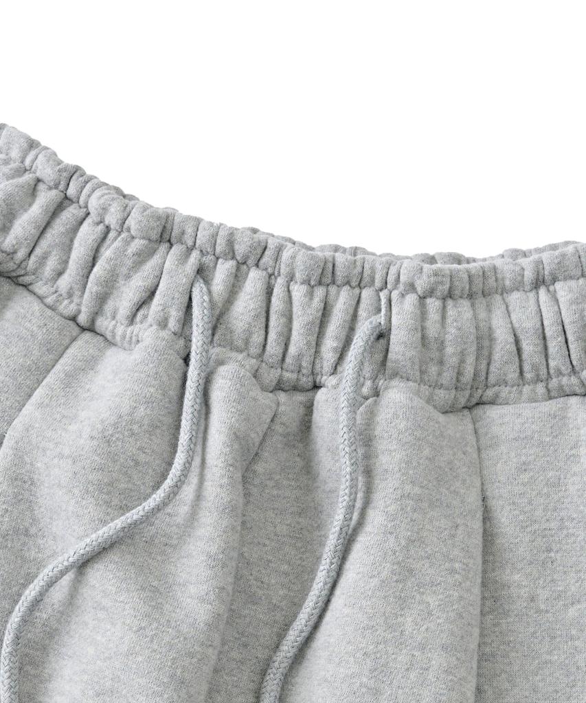 ANALOG MOOD Soft Curved Brushed Sweatpants (Gray)