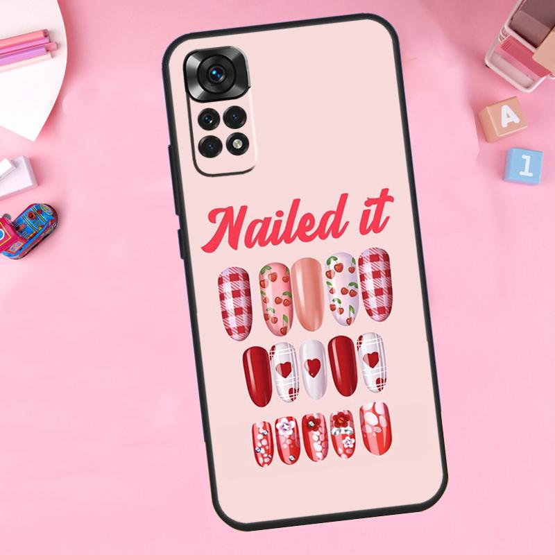 Nail Polish Bottles Collection For Xiaomi Redmi Note 13 14 9 10 11 12 15 Pro Plus Phone Case For Redmi 15 C 14C 10C 12C 13C