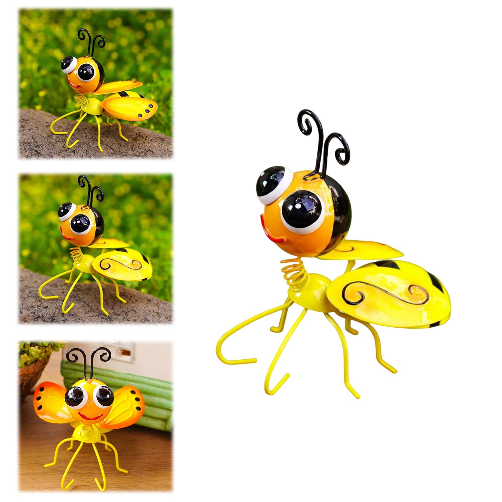 3PCS Bee Wall Hanging Ornament Exquisite Workmanship Hanging Wall Sculpture for Daily Office Work Outdoors Leisure Occasions China Mainland
