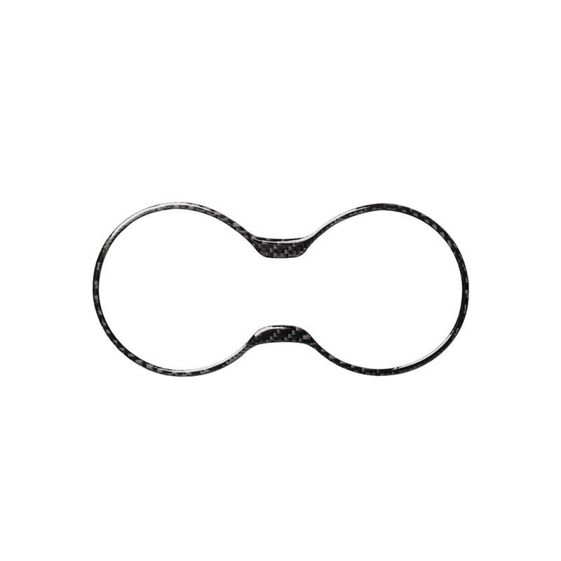 Passend für Lexus RX300 270 200T 450H 2016-2019 Autozubehör Carbon Fiber Wasserbecherrahmen Panel Autoaufkleber 3D