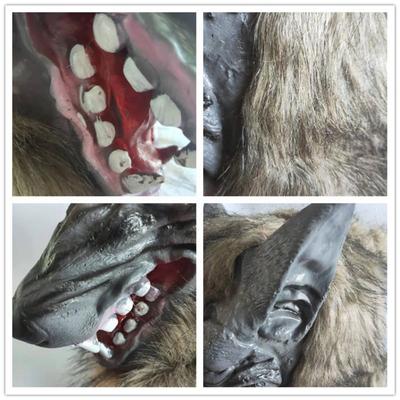Halloween Werewolf Masks, Party Props, Werewolf Headgear, Furry Gloves, Festival Party Props