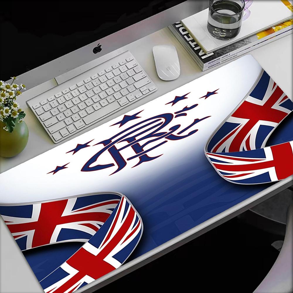 Rangers F.C Thema Mauspads, Rutschfeste Gummiunterlage, Multifunktionale Büro- & Heimdekoration, Perfekt für die Personalisierung des Arbeitsplatzes.