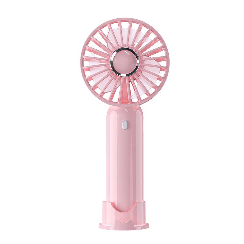 Portable USB Handheld Fan: Transparent, Strong Wind, Outdoor Use