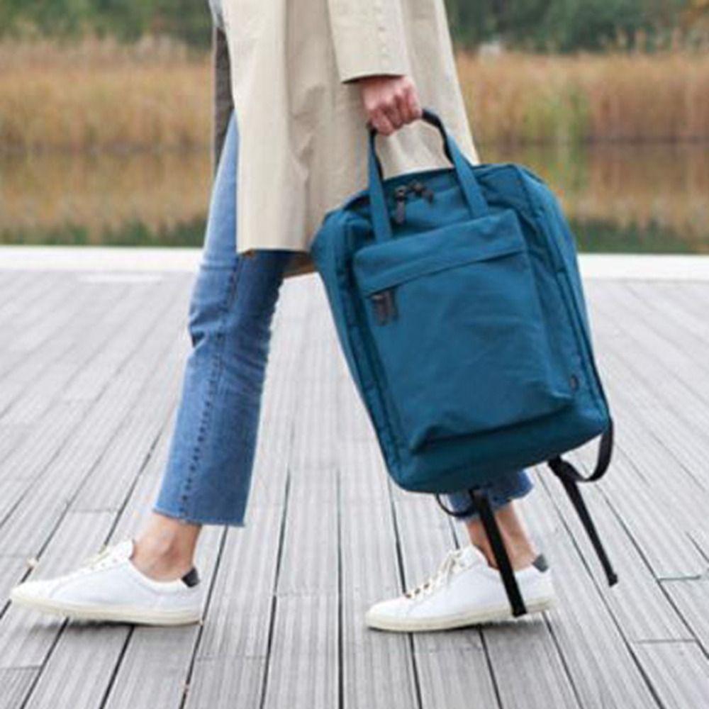 Large Capacity Business Laptop Backpack Nylon Student Backpack Portable Short Trip Bag School