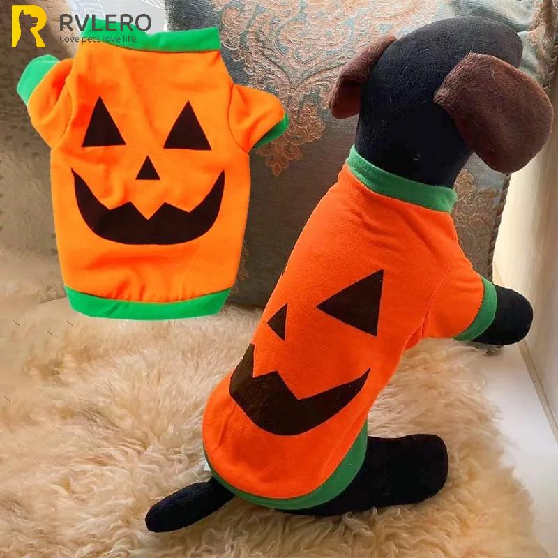 Halloween Pet Clothing Cats Dogs Pumpkin Costume Christmas Puppy Kittens Clothes Spring Autumn Sweaters Suits Pet Dogs Bodysuit