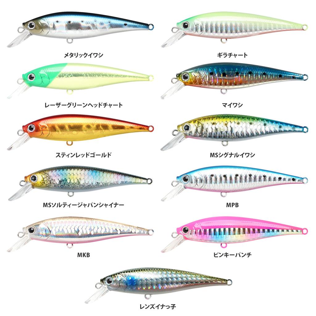 Lucky Craft Befreeze 78S Sinking Fishing Lure Sterling (0933 Gold)