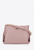 Sac bandoulière pour femme Wittchen en éco-cuir avec chaîne, Rose, Éco-cuir