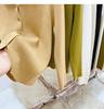 Women's Knit Lapel Collar Cardigan Sweater - Long Sleeve Polo Neck Base Layer Top for Autumn/Winter