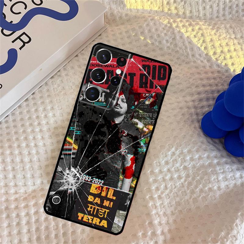 Indischer Rapper Sidhu Moose Wala Handyhülle Für Samsung Galaxy S25 S24 Ultra S9 S10 S20 S22 S21 Plus S23 FE Schutzhülle