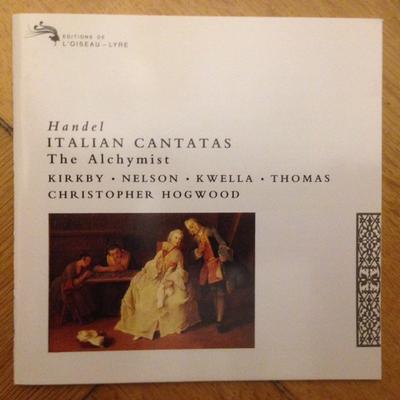 CD GEORG FRIEDRICH HÄNDEL - EMMA KIRKB - Italienska kantater - The Alchymist 4302822 L'Oiseau-Lyre 1991 Japan Klassisk Begagnad