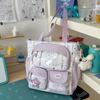Schoolbagins College Style Cute Large Capacity Casual Backpack Female High School Student Junior High School Student Class School Bag Make-up Bag