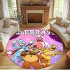 Five Nights at Freddy's Print Round Rug, Washable Floor Carpet, For Entryway Dorm Laundry Room Office Study, Home Decor Birthday Christmas Gift