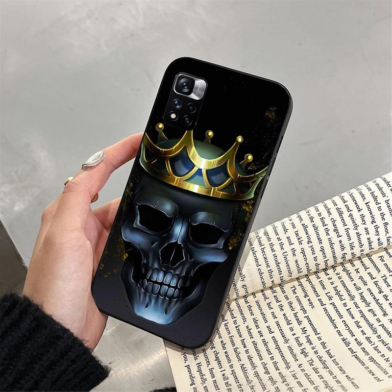 Skull Art Phone Case For Xiaomi Redmi note 13 12 Pro 11S 11 10 Pro 12S Redmi 13C 10 A1 A2 A3