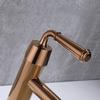 New Basin faucet bathroom hot and cold  Rose Gold basin water mixer tap bathroom sink faucet brass tap brass single lever
