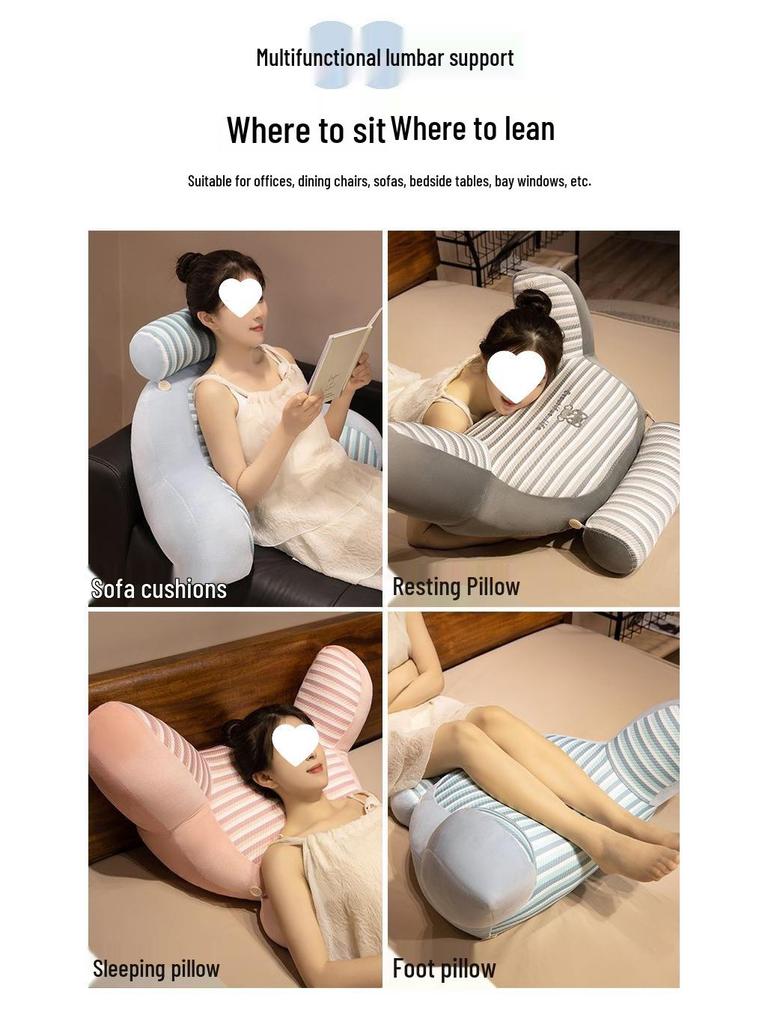 G5Z Weiches Kopfteilkissen für Schwangerschaft, Sofarückenlehne, Lendenwirbelstütze und zum Lesen im Bett