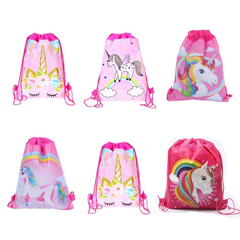 drawstring unicorn bag