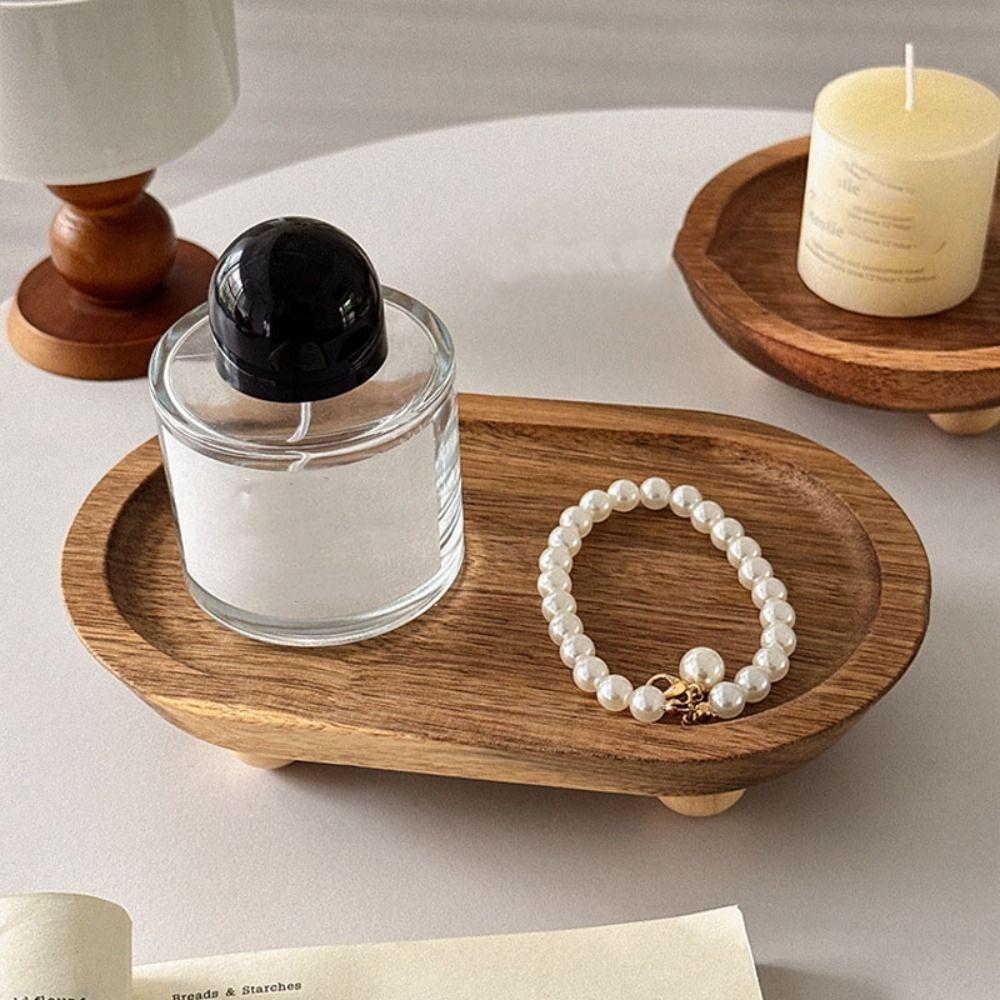 Bracelet Jewelry Display Stand Necklace Jewelry Holder Simple Wooden Jewelry Tray  Gift